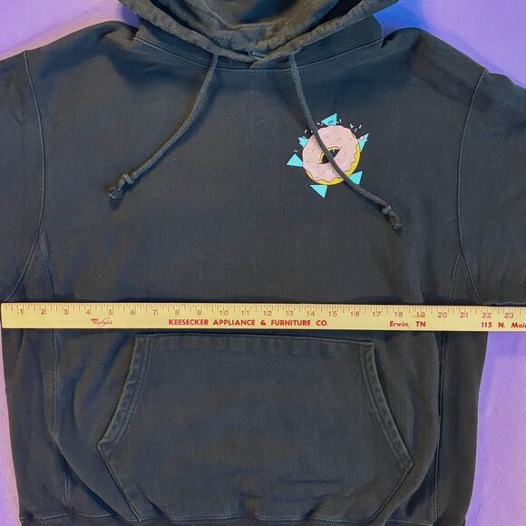 Retro Champion Fresh Donuts Reverse Weave Hoodie - Picture 7 of 8